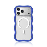 Wavy Removable Silicone Clear Case