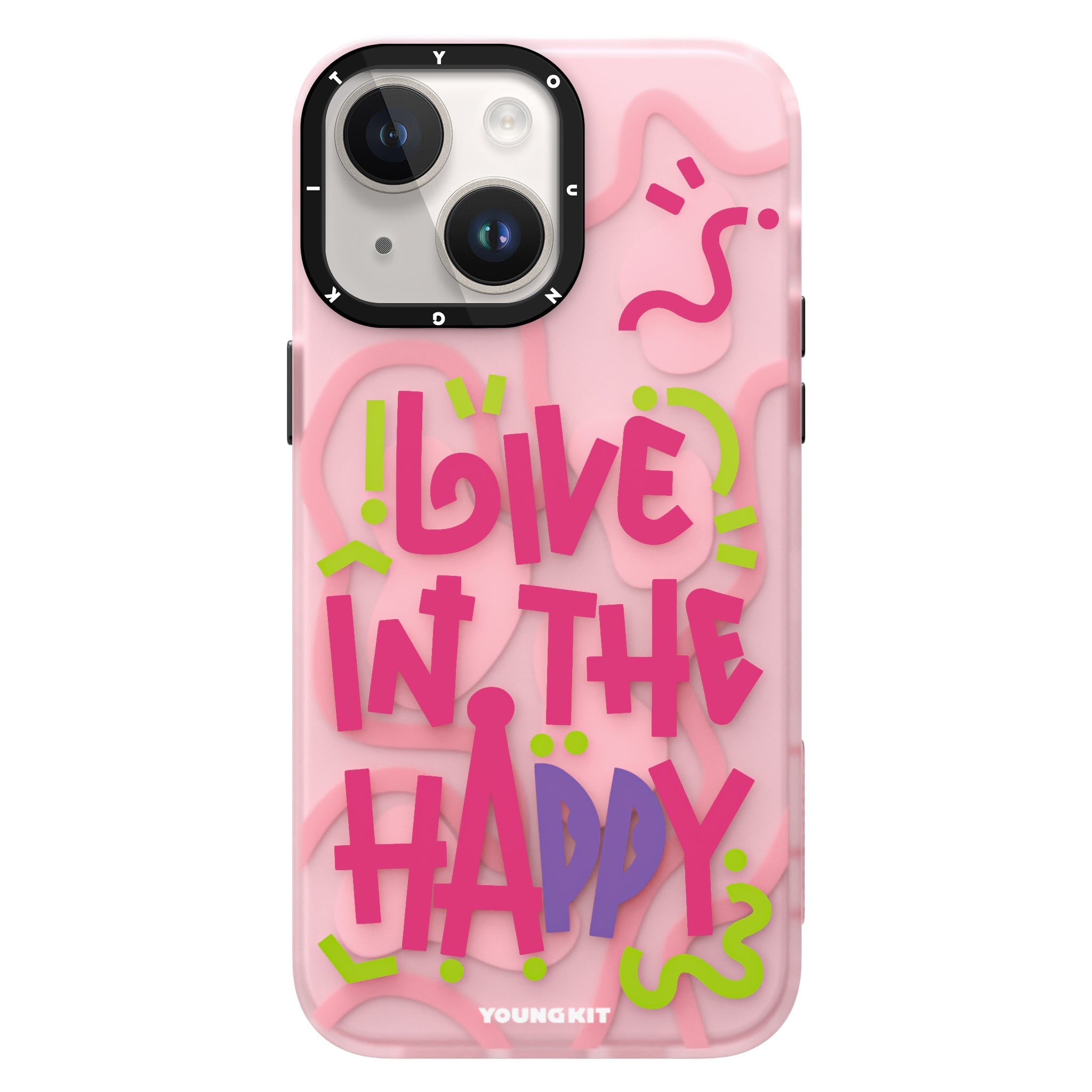 Where Your Wishes Shape a Joyful Life iPhone 12/13/14 Case-Pink