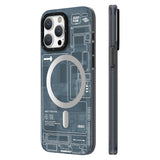 Futuristic Circuit Magsafe iPhone12/13/14/15 Case-Grey