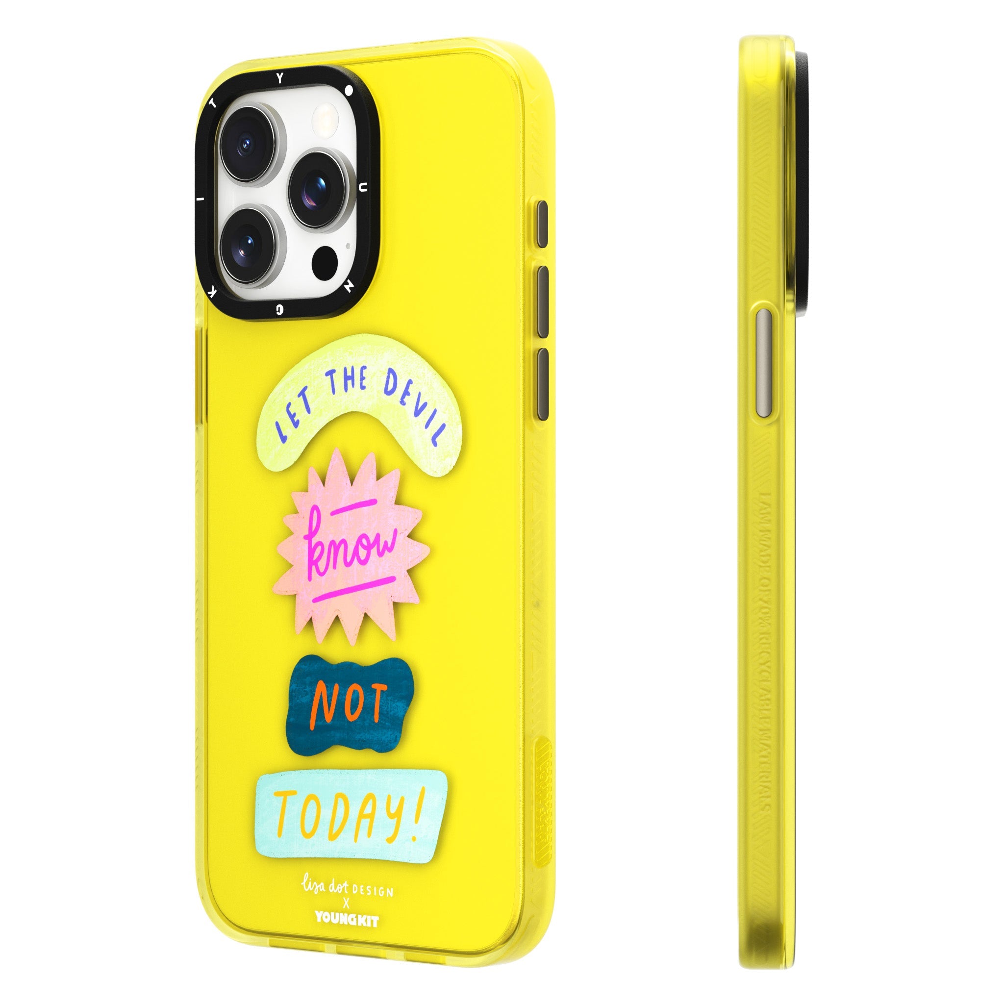 YOUNGKIT X LisadotDesign iPhone14/15 Case-Yellow