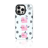 @cat&point Polka Dot White Puppy