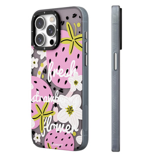 Summer Fruit-Themed Magsafe iPhone 13/14/15 Case-Strawberry