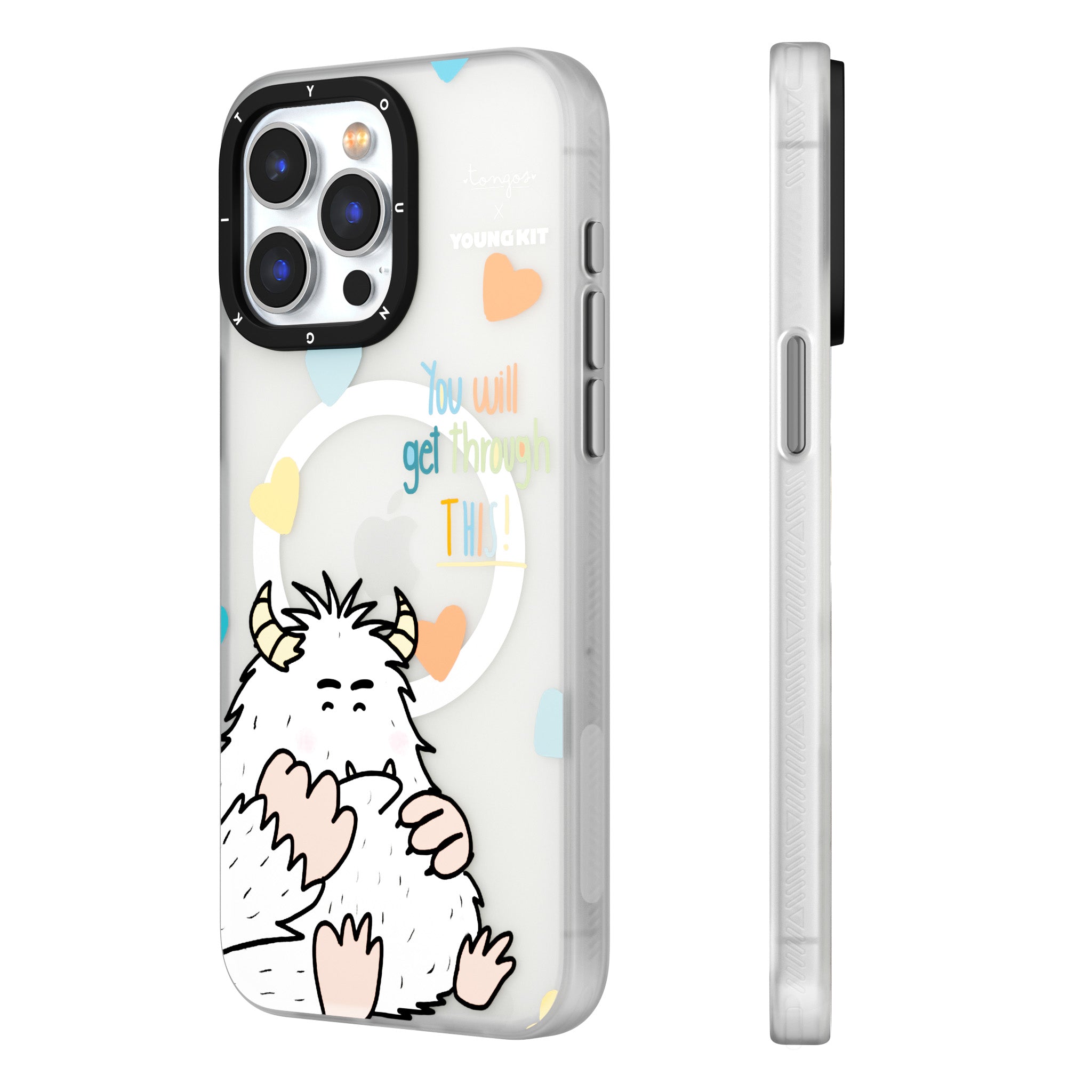 YOUNGKIT X tongos Magsafe iPhone14/15 Case-White