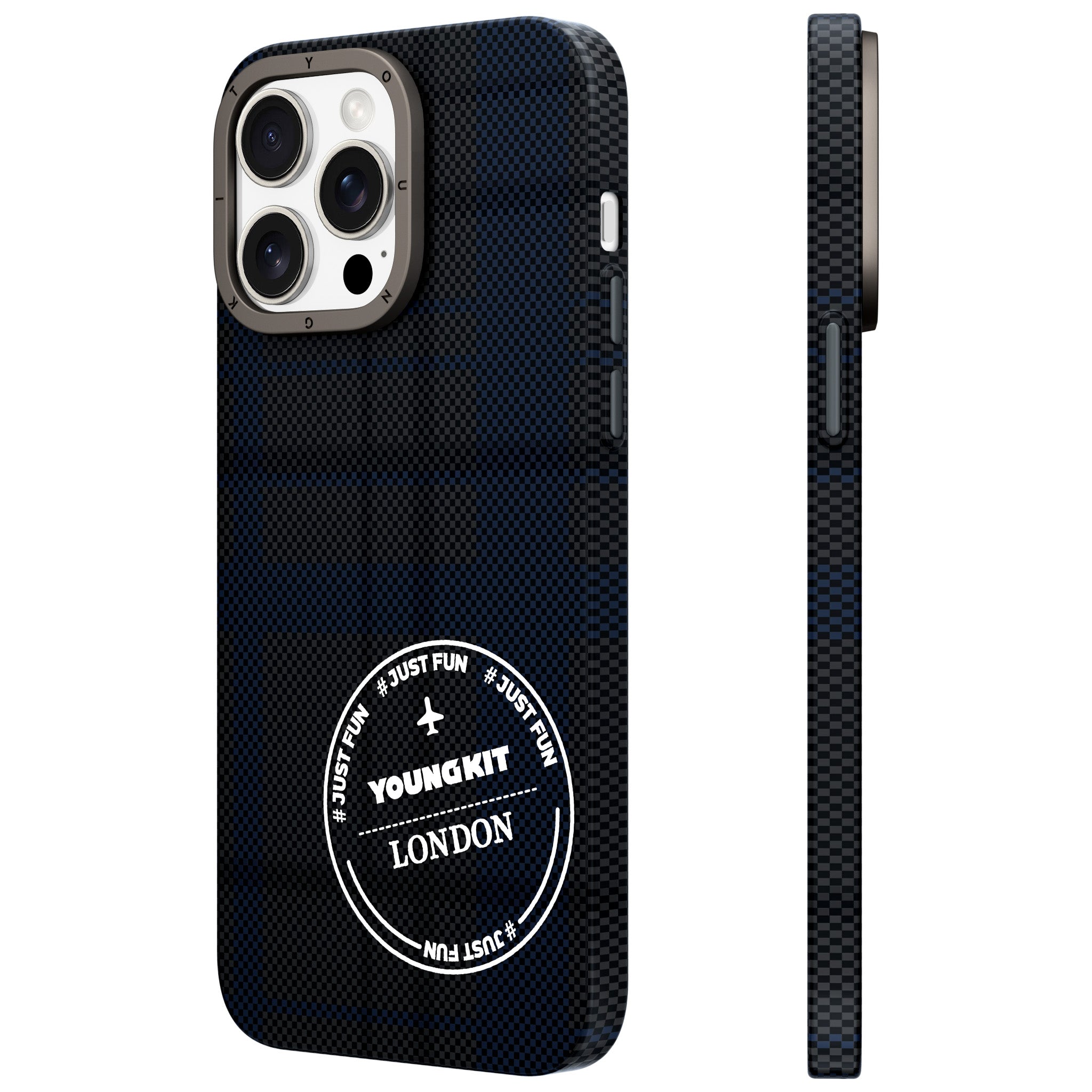 Kevlar® 1500D MagSafe Retro iPhone14/15 Case