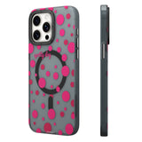 Retro Dots Magsafe iPhone13/14/15 Case-Black