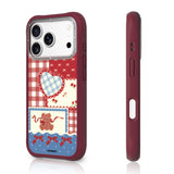 #color_Patchwork Teddy（Cherry Red）