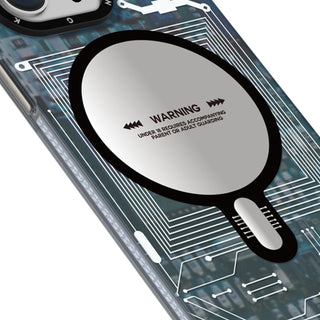 เคส Futuristic Circuit Board Magsafe iPhone12/13/14/15-สีขาว 