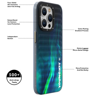 Aurora Magsafe iPhone14/15 Case-Light Snake