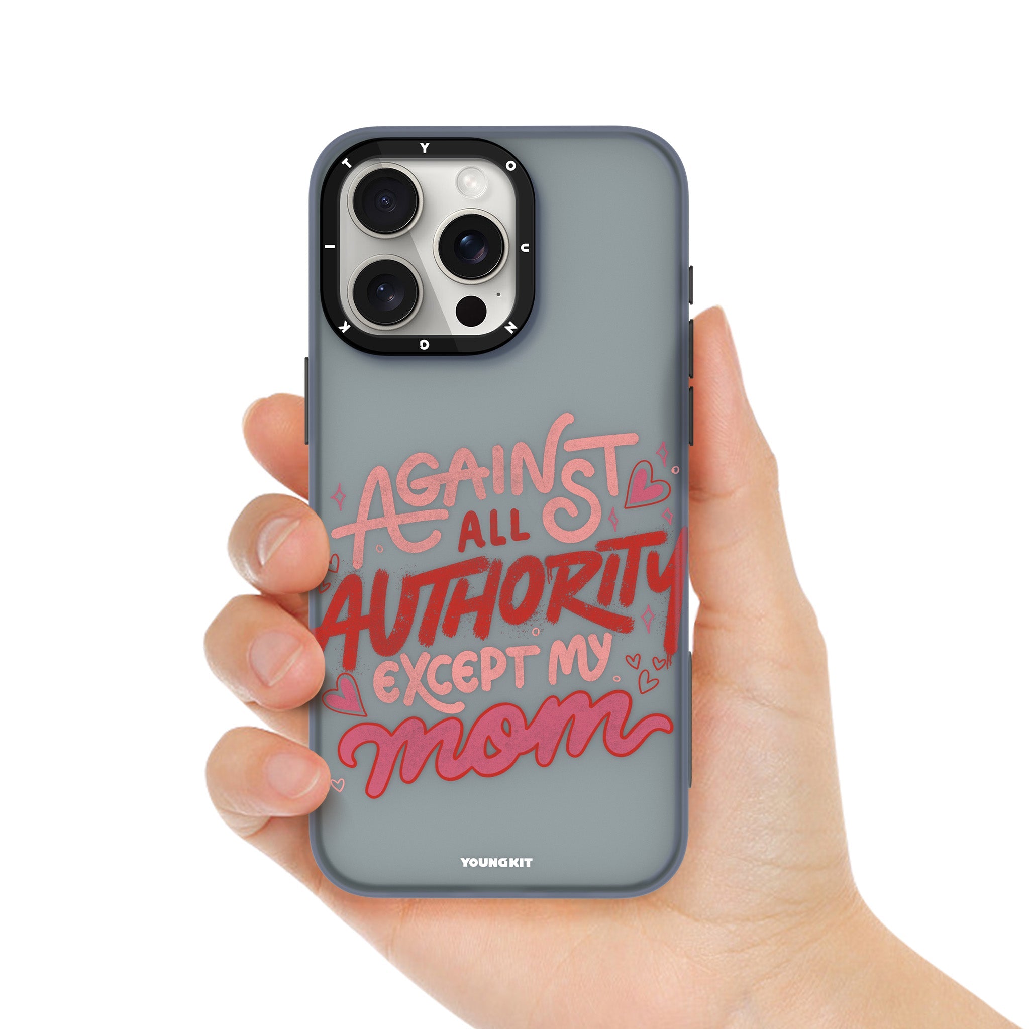 YOUNGKIT X Blushing.ginger iPhone 12/13/14/15 Case-Black