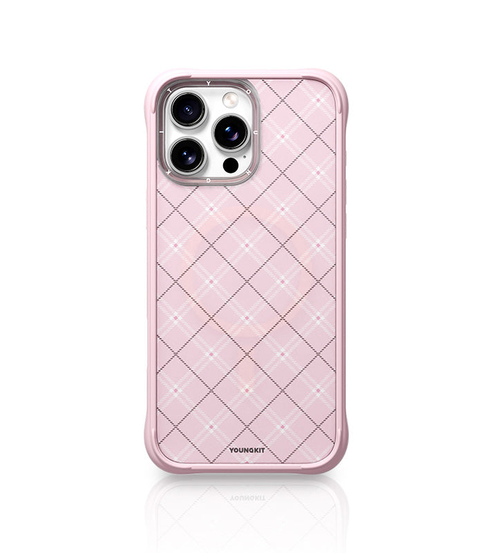 Cherry Blossom Diamond Check