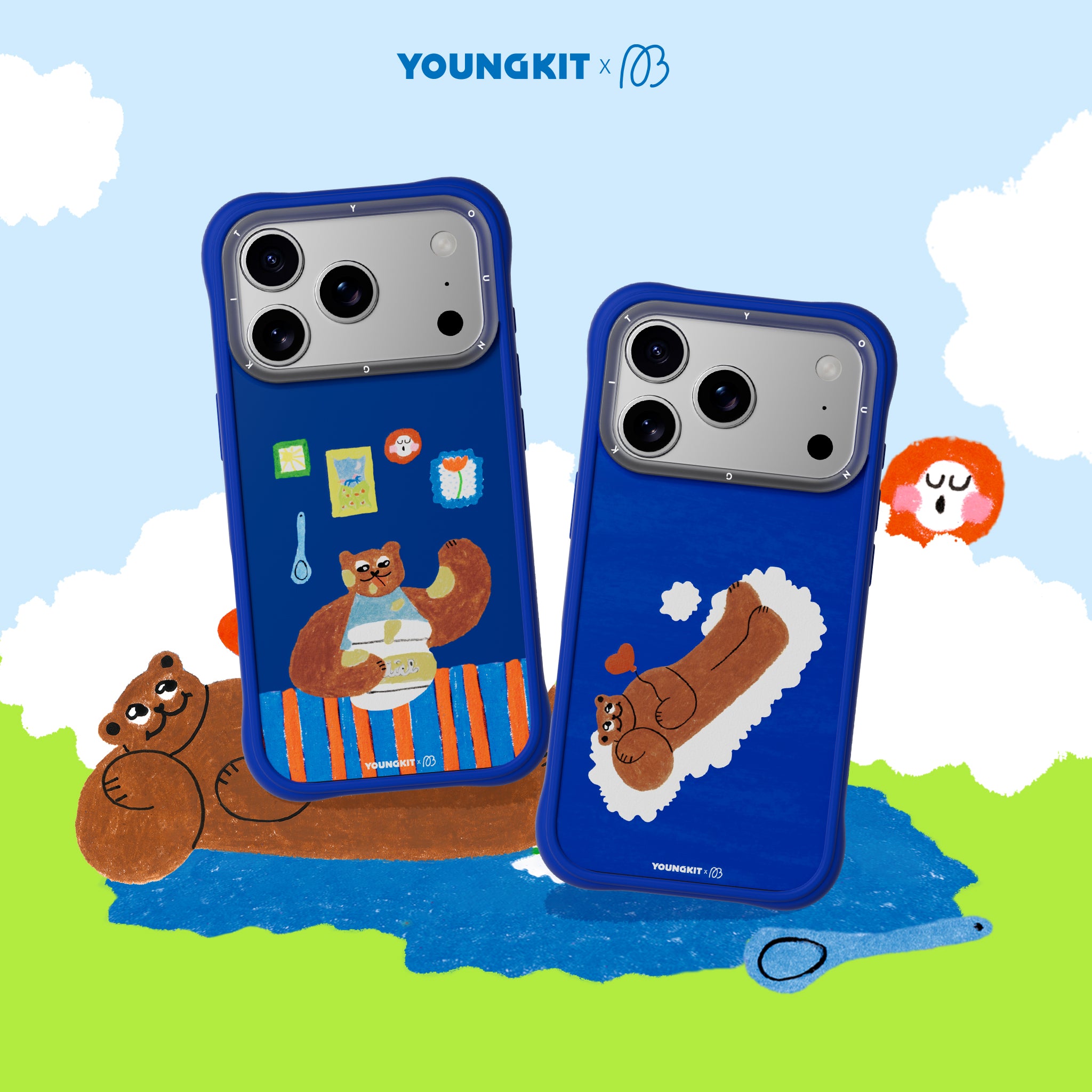 #color_Lunch Break Bear（Backplate）,Lunch Break Bear