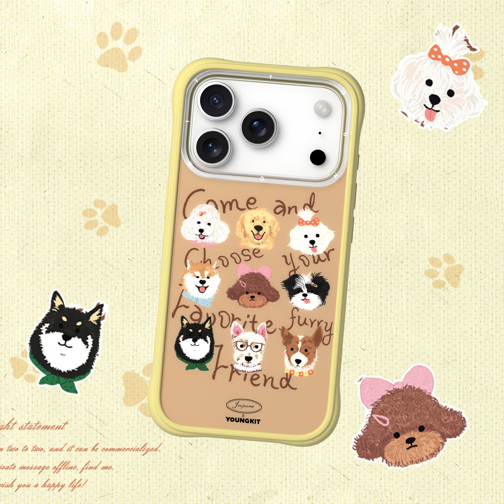 #color_Furry Pals for iPhone 17（Backplate）,Furry Pals for iPhone 17