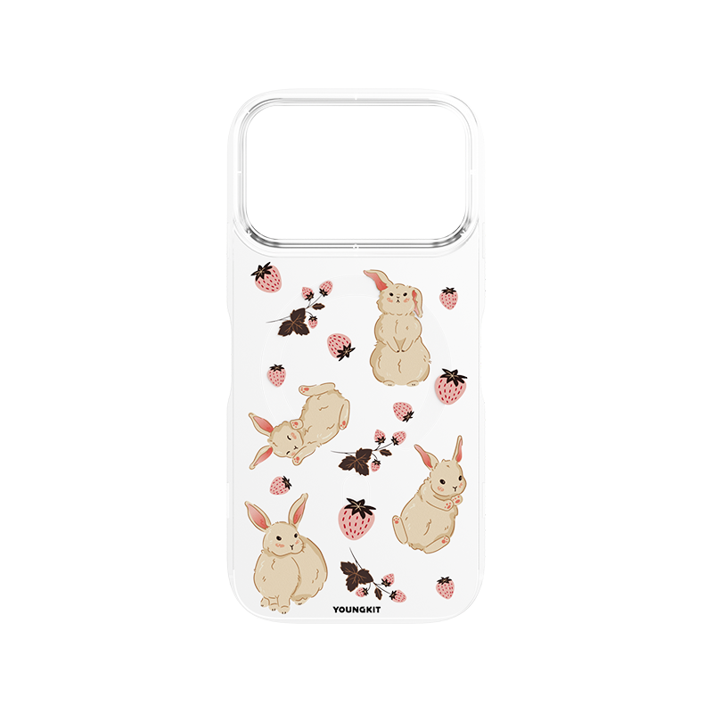 #color_Strawberry Bunny for iPhone 17（Backplate）