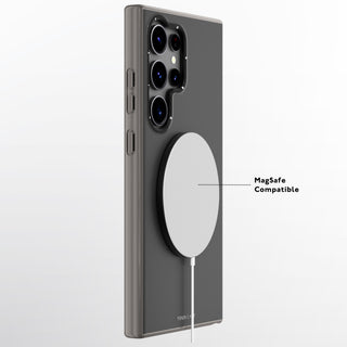 حافظة Magsafe لهاتف Samsung Galaxy S24 ناعمة الملمس تشبه المخمل