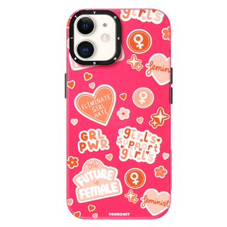 YOUNGKIT X Blushing.ginger iPhone 12/13/14/15 Case-Red