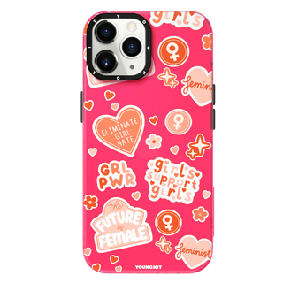 YOUNGKIT X Blushing.ginger iPhone 12/13/14/15 Case-Red