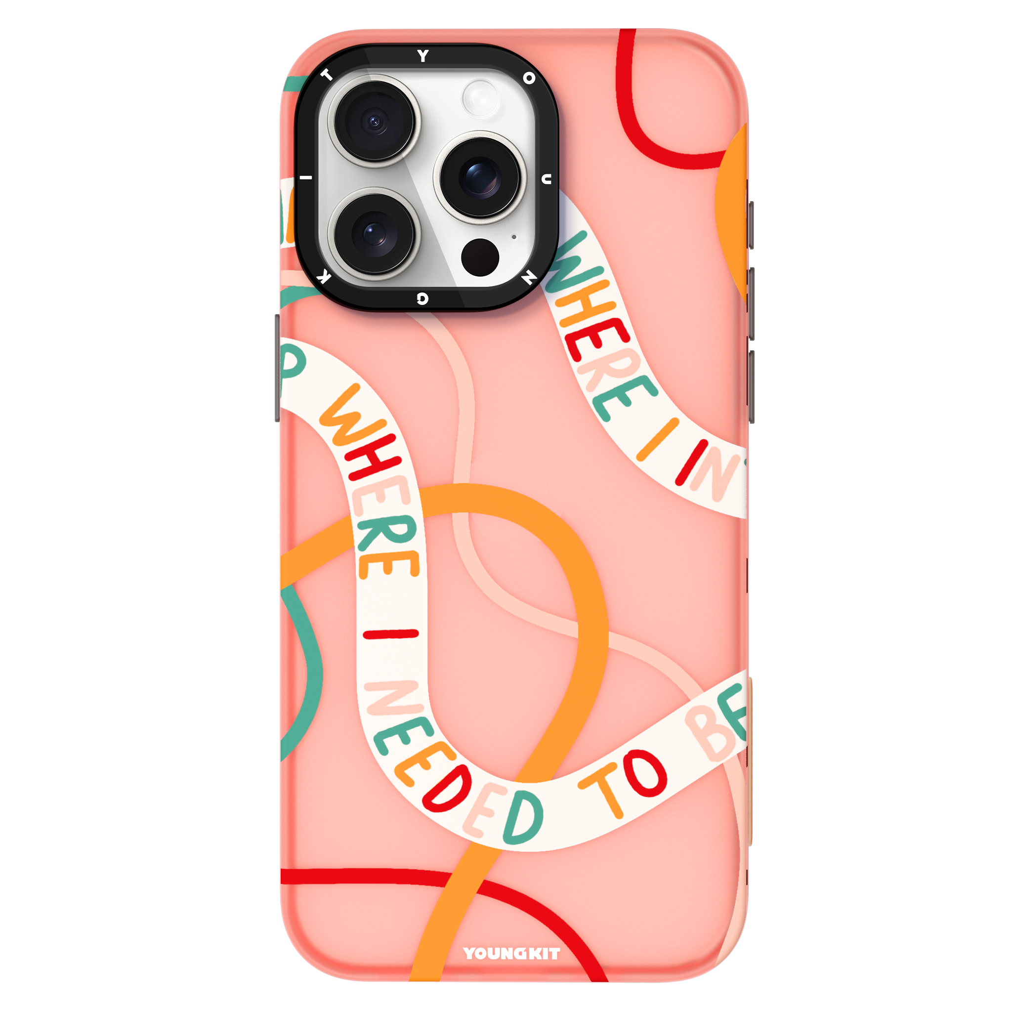 YOUNGKIT X Blushing.ginger iPhone 12/13/14/15 Case-Pink