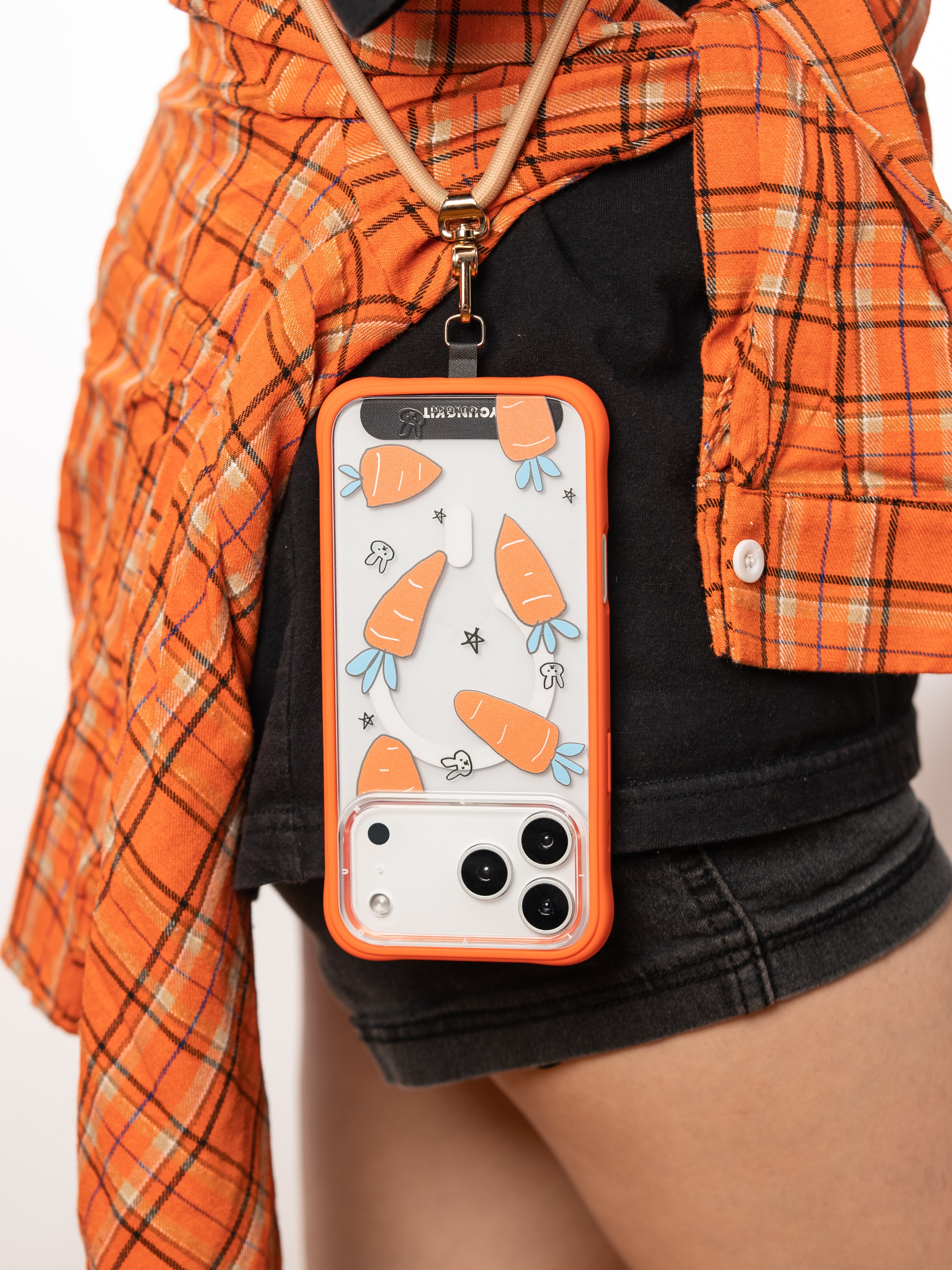#color_Carrot Cuddle（Backplate）,Carrot Cuddle,Carrot Cuddle for iPhone 17（Backplate）,Carrot Cuddle for iPhone 17