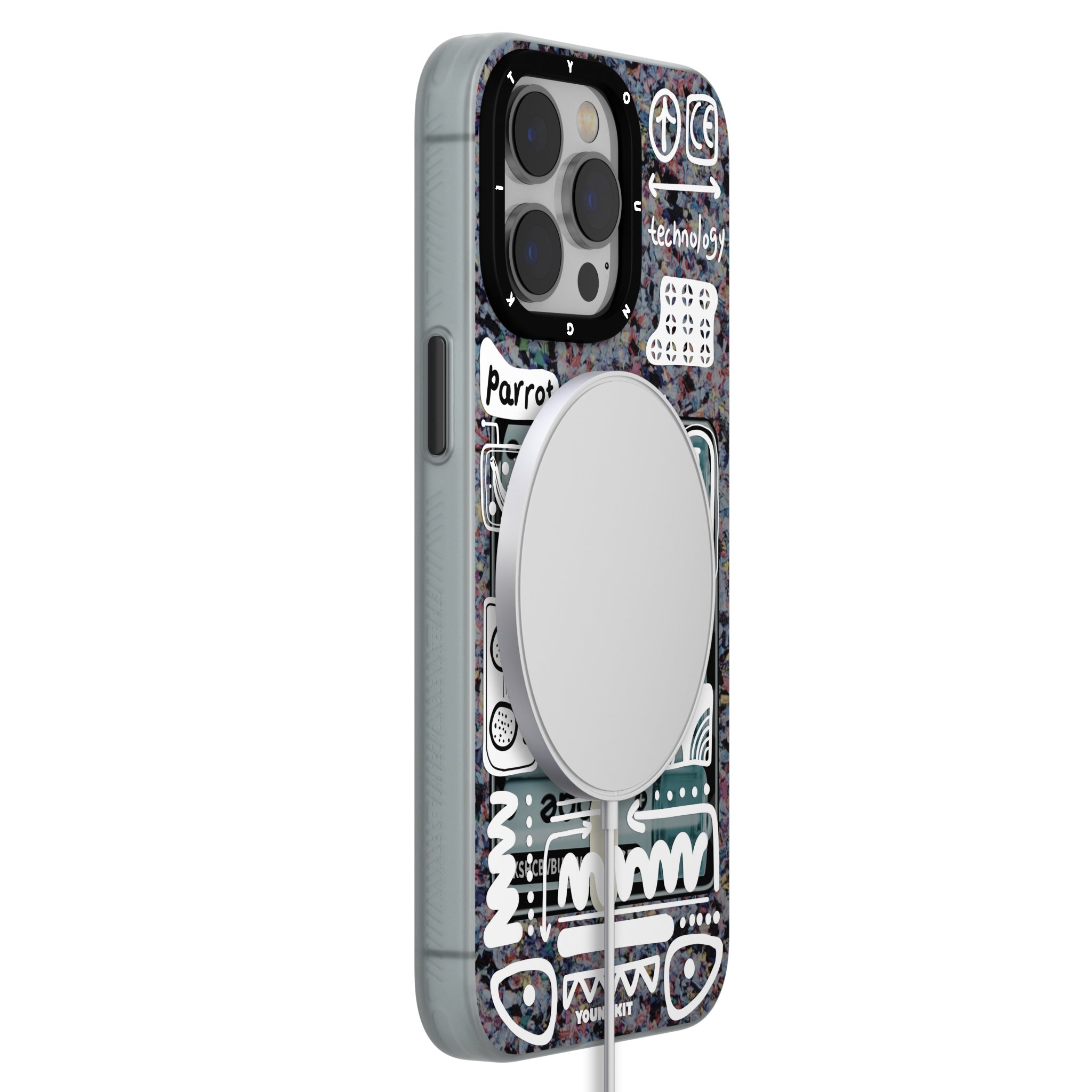 Dark Matter Magsafe iPhone15 Case-Pulse