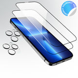 2.5D HD Screen Protector + Lens Protector (4-Pack)