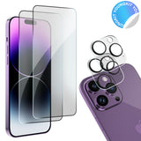 2.5D HD Screen Protector + Lens Protector (4-Pack)