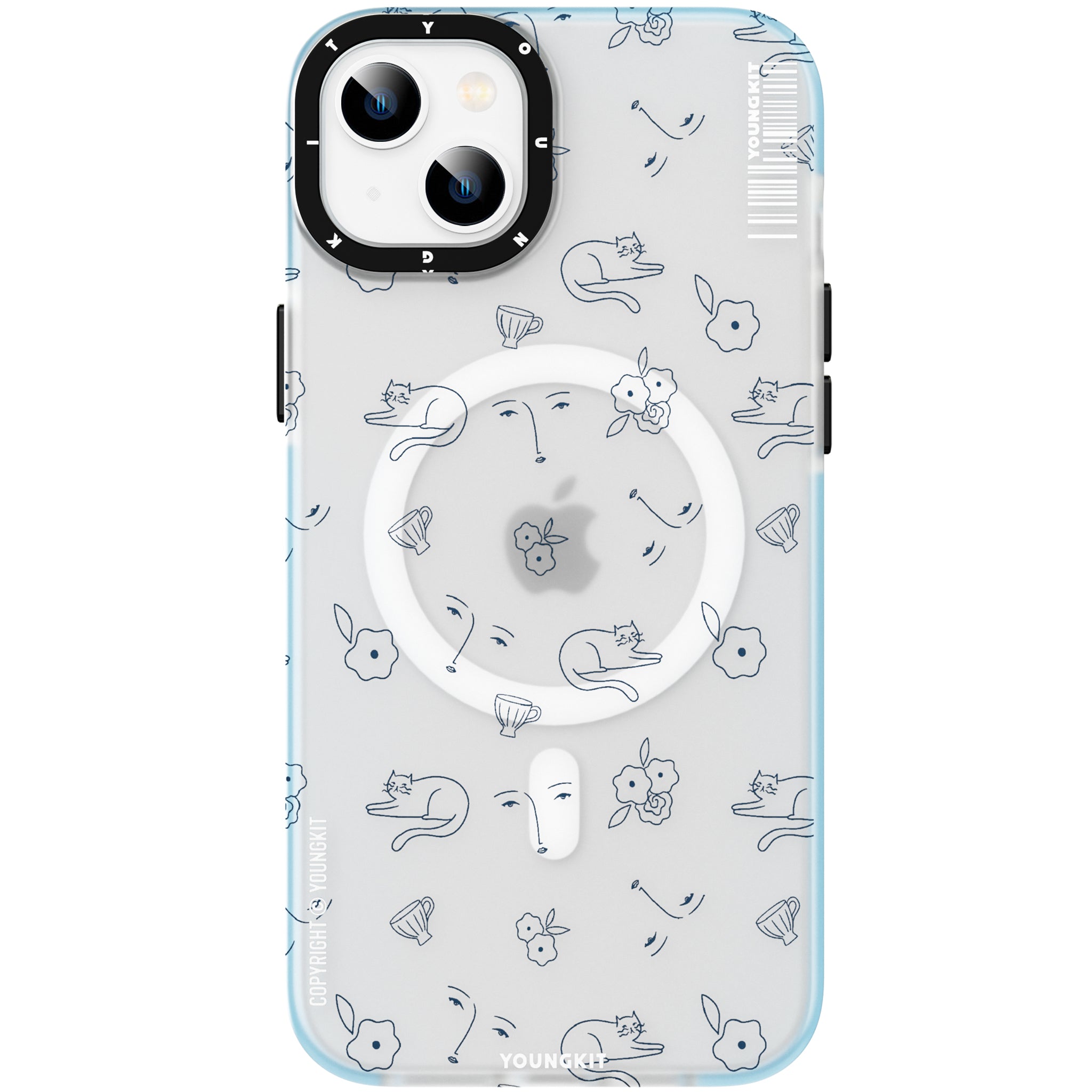 YOUNGKIT X Milka Sukno Frosted iPhone13/14 Case