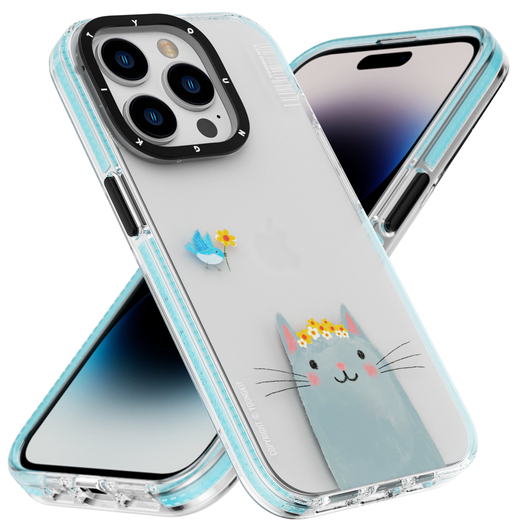 YOUNGKIT X KEN SMITHS Frosted iPhone 14 Case