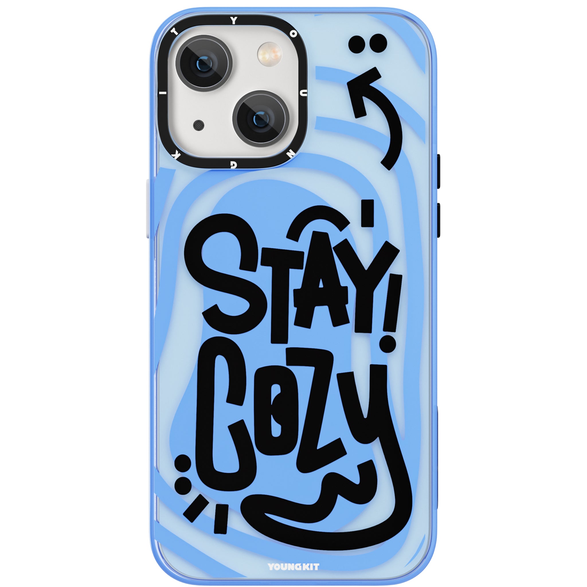 Keeping Happy Mood Glossy iPhone 13/14/15 Case