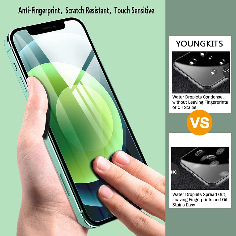 2.5D 2-Pack Fine Pore Clear Screen Protector لهاتف iPhone 13+ 2-Pack واقي عدسة الكاميرا