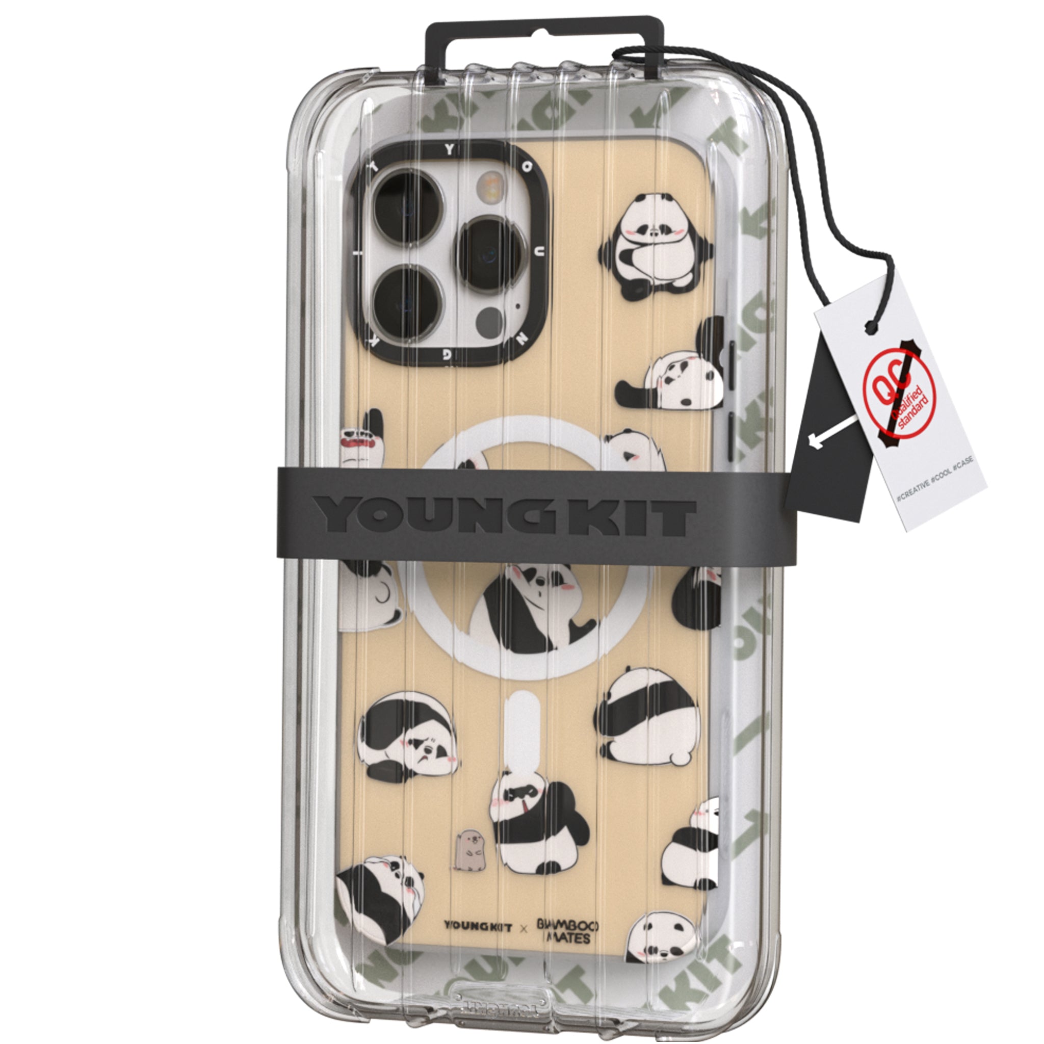Lovely Panda-Themed Magsafe iPhone 13 Case