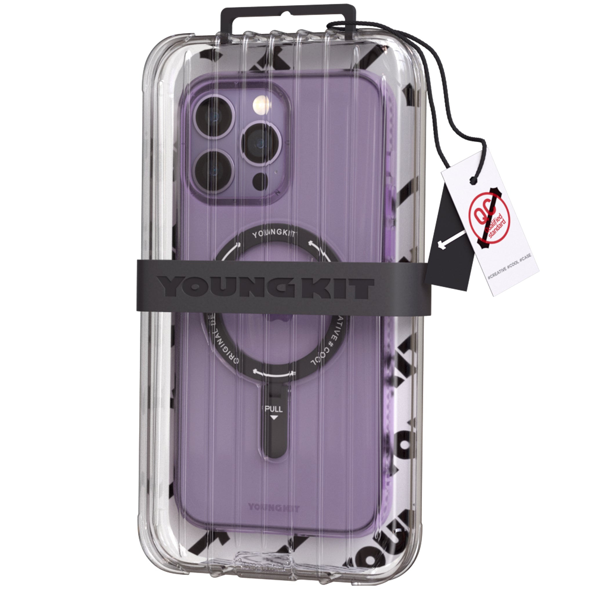 Rock Frosted Multifunctional Stand iPhone 13/14/15 Case